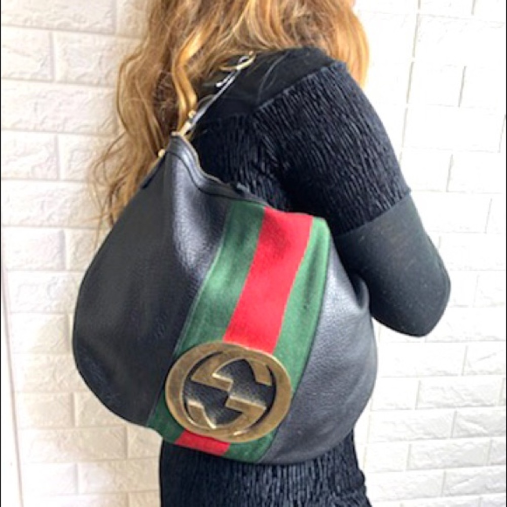 ✨RARE✨ leather gucci